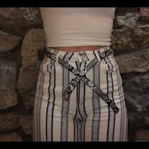 Banana Republic Snake Print Belt